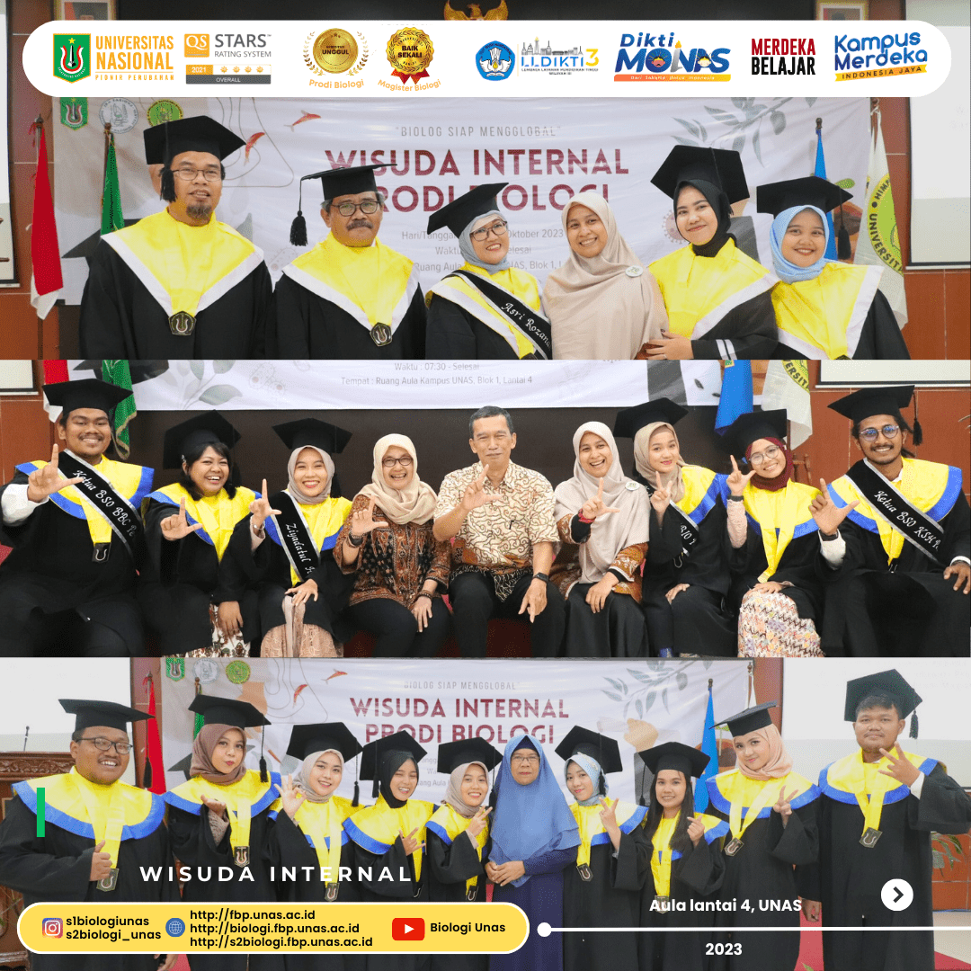 Read more about the article Wisuda Internal: Biolog siap Mengglobal!