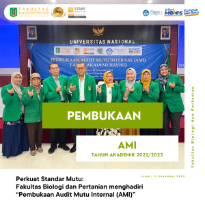 Read more about the article Perkuat Standar Mutu: Fakultas Biologi dan Pertanian menghadiri “Pembukaan Audit Mutu Internal (AMI)”